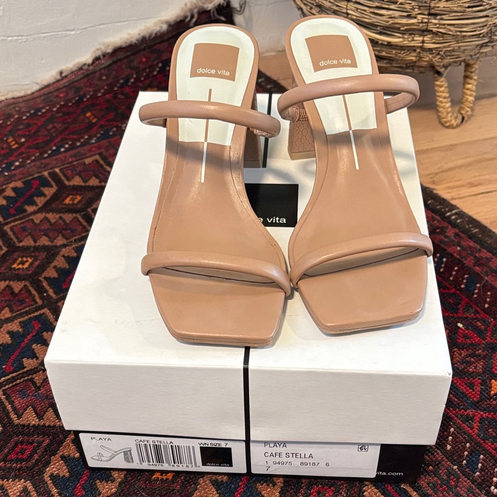 Dolce Vita Tan Heeled Sandals